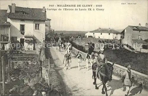 Cluny Millenaire Louis IX Einzug Kat. Cluny