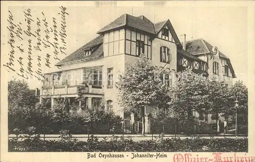 Bad Oeynhausen Johanniter Heim Offizier Kurheim Kat. Bad Oeynhausen