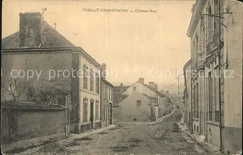 Mailly Champagne Hauptstrasse Kat. Mailly Champagne