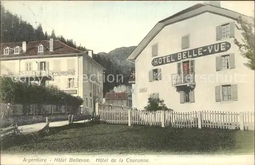 Argentiere Haute Savoie Hotel Couronne Bellevue Kat. Chamonix Mont Blanc