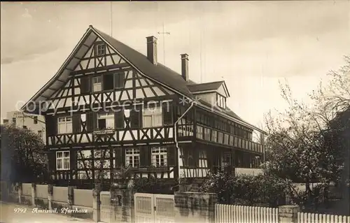 Amriswil TG Pfarrhaus Fachwerk Kat. Amriswil