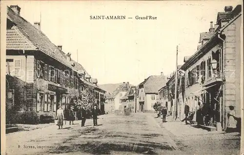 Saint Amarin Haut Rhin Alsace Gand Rue Kat. Saint Amarin