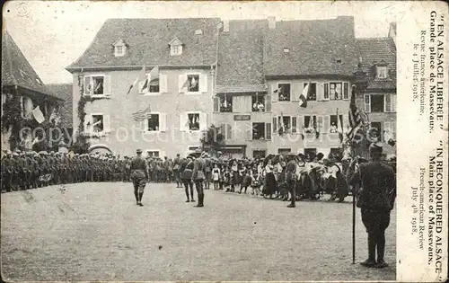 Elsass Alsace Massevaux Freiheit Erinnerung Kat. Epinal