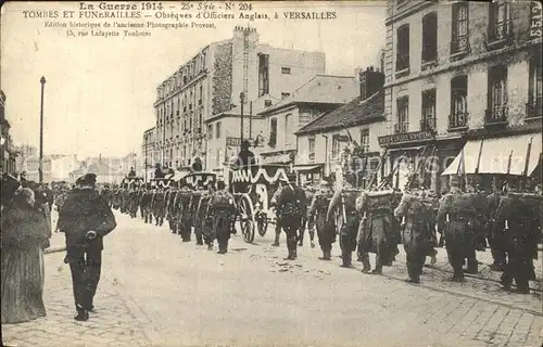 Versailles Yvelines Krieg 1914 Militaerparade Kat. Versailles