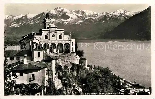 Locarno Lago Maggiore Madonna del Sasso Wallfahrtskirche Alpenpanorama
