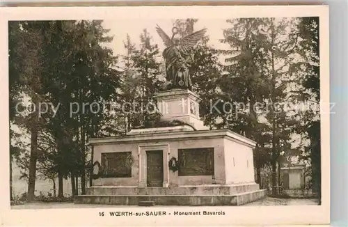 Woerth sur Sauer Monument Bavarois Kat. Woerth