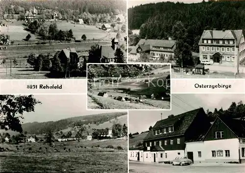 Rehefeld Zaunhaus Teilansichten Handabzug Kat. Altenberg