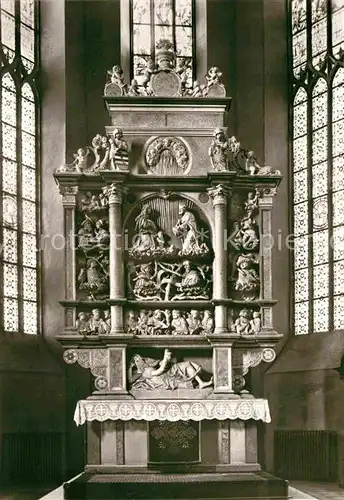 Annaberg Buchholz Erzgebirge Stadtkirche St Annen Hauptaltar von Adolf Daucher anno 1552 Kat. Annaberg