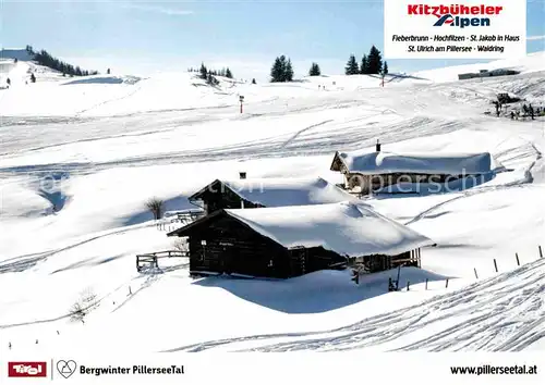 Hochfilzen Bergwinter Pillerseetal Kitzbueheler Alpen Kat. Hochfilzen