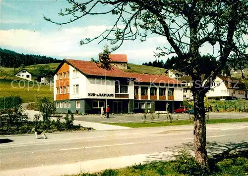 Huzenbach Baiersbronn Murgtal Kur  und Rathaus Kat. Baiersbronn