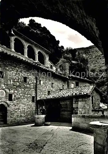 Assisi Umbria Einsiedeler Kerke Klosterhof Kat. Assisi