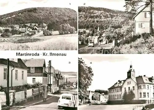 Martinroda Ilmenau Veronikaberg Teilansicht Waldstrasse Gaststaette Thueringer Wald Kat. Martinroda Ilmenau