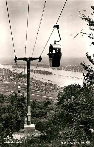 Foto Zeitz F.G. Nr. 3512 Ruedesheim Seilbahn  Kat. Berchtesgaden