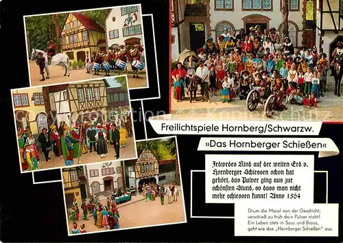 Hornberg Schwarzwald Freilichtspiele Das Hornberger Schiessen Kat. Hornberg