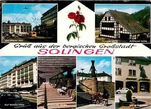 Solingen Graf Wilhelm Platz Kirchplatz Balkhauser Kotten Kat. Solingen