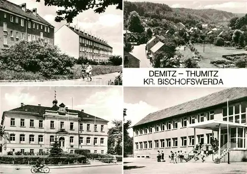 Demitz Thumitz Wohnsiedlung Schule Kat. Demitz Thumitz