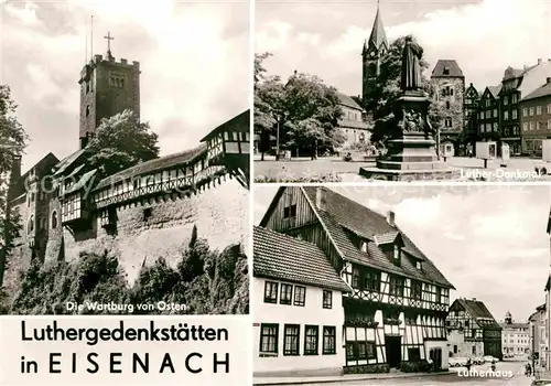 Eisenach Thueringen Wartburg Luther Denkmal Lutherhaus Kat. Eisenach