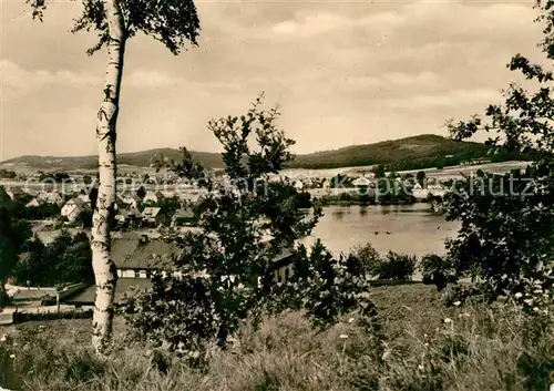 Sohland Spree Blick vom Hippsberg auf den Stausee Kat. Sohland Spree