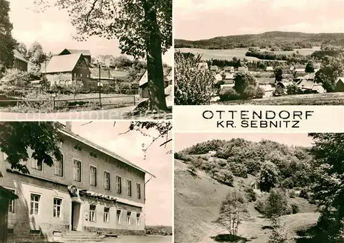 Ottendorf Sebnitz Panorama Gasthaus Kat. Sebnitz