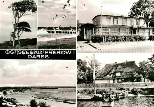 Prerow Ostseebad Esperort Strand Erholungsheim Am Hafen Prerowstrom Krabbenort Kat. Darss