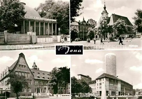 Jena Thueringen Zeiss Planetarium Universtitaet Rathaus