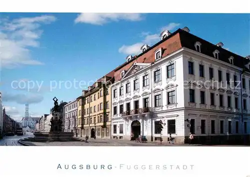Augsburg Fuggerstadt Teilansicht Kat. Augsburg