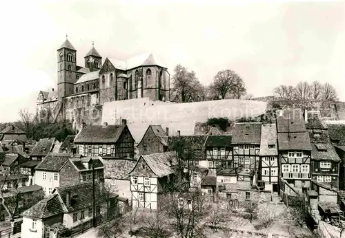 Quedlinburg Burgberg mit Stiftskirche Kat. Quedlinburg