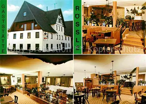 Eckenweiler Restaurant Rossle Kat. Rottenburg am Neckar