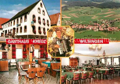 Wilsingen Fliegeraufnahme Gasthaus Kreuz Kat. Trochtelfingen