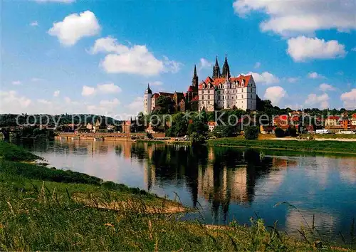 Meissen Elbe Sachsen Albrechtsburg und Dom Kat. Meissen