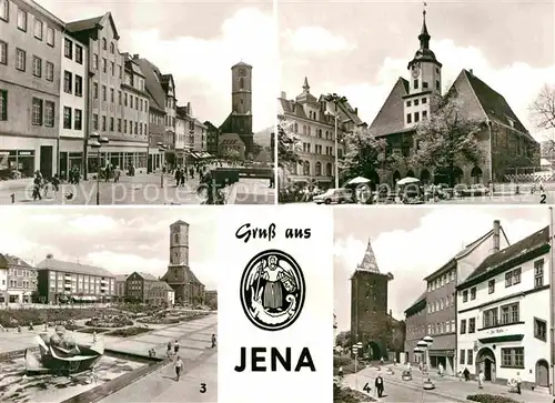 Jena Thueringen Johannisstrasse Historisches Rathaus Platz der Kosmonauten Johannistor