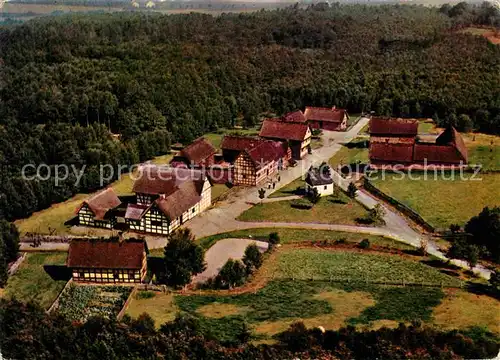 Mechernich Rheinisches Freilichtmuseum Fliegeraufnahme Kat. Mechernich