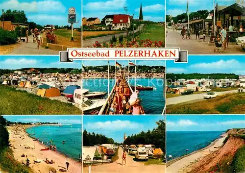 Pelzerhaken Ostseebad Strand Promenade Campingplatz Hafen Steilkueste