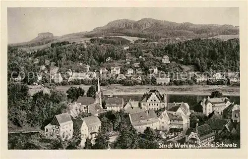 Wehlen Sachsen Elbe Kirche Kat. Wehlen