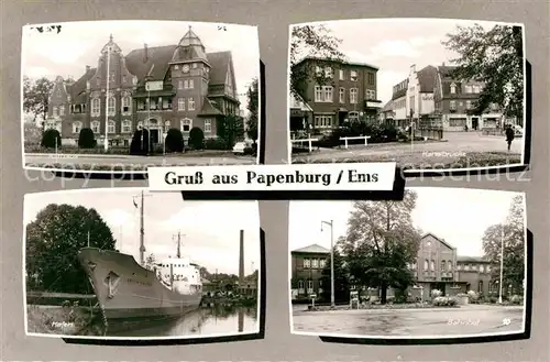Papenburg Ems Kanalbruecke Hafen Bahnhof 
