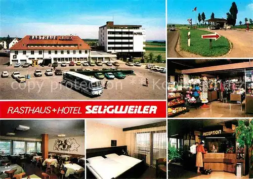 Seligweiler Hotel Rasthaus Doppelzimmer Reception Laden Kat. Ulm Donau