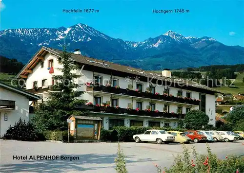 Bergen Affing Hotel Alpenhof Hochfelln Hochgern Kat. Affing