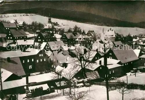 Seiffen Erzgebirge Panorama Kat. Kurort Seiffen Erzgebirge