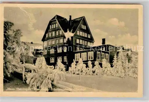 Oberhof Thueringen Haus Thueringen Kat. Oberhof Thueringen