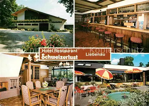 Liebenau Nienburg Hotel Restaurant Schweizerlust Kat. Liebenau