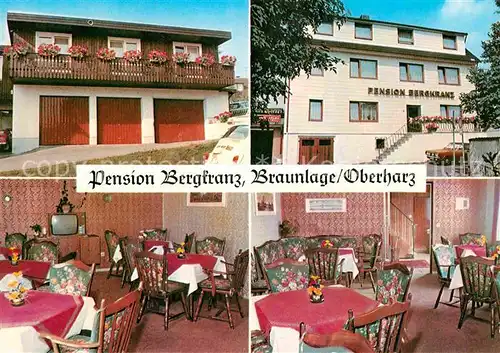 Braunlage Pension Bergfranz Aussenansicht Fersnehraum Speisezimmer Kat. Braunlage Harz