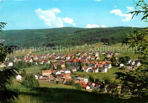 Schonach Schwarzwald Panorama Kat. Schonach im Schwarzwald