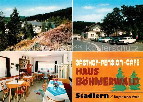 Stadlern Gasthaus Pension Boehmerwald Kat. Stadlern