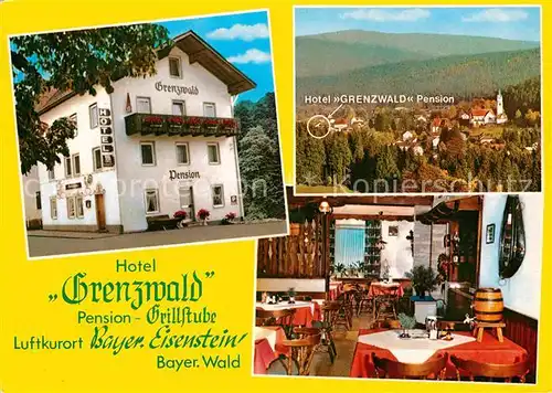 Bayrisch Eisenstein Hotel Grenzwald Kat. Bayerisch Eisenstein