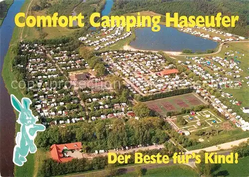 Haseluenne Fliegeraufnahme Comfort Camping Haseufer Kat. Haseluenne