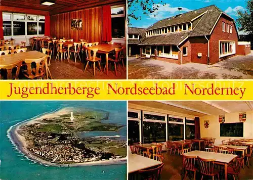 Norderney Nordseebad Fliegeraufnahme Jugendherberge Kat. Norderney