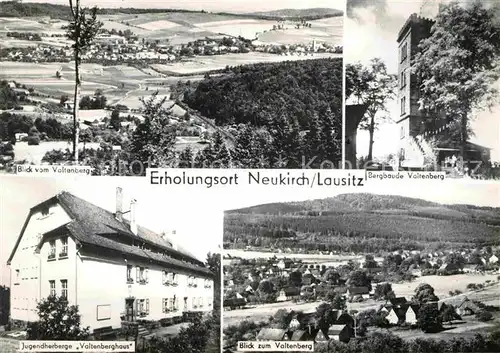 Neukirch Lausitz Blick vom Valtensberg Jugendherberge  Kat. Neukirch Lausitz