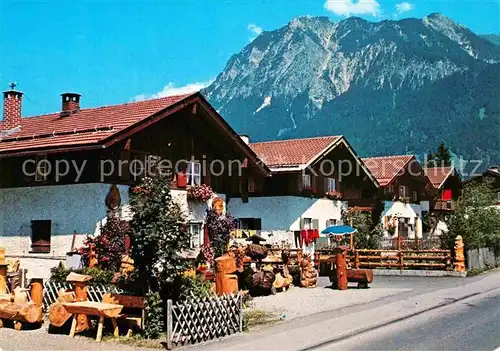 Oberstdorf Brunnenschnitzerei Kat. Oberstdorf