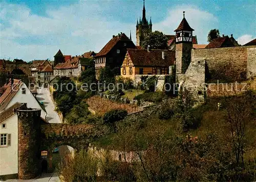 Bad Wimpfen Unteres Stadttor Hauptstrasse  Kat. Bad Wimpfen