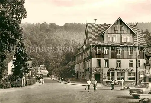 Treseburg Harz VEB Chemiekombinat Bitterfeld Erholungsheim Forelle Kat. Treseburg